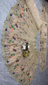 ชุดปักเลื่อมจิมมี่จูชิที่มีคุณภาพระดับพรีเมียมสไตล์ยอดนิยมสำหรับผู้หญิงประดับด้วยผ้าแคนวาสและผ้าใบ patta lehenga choli - Product Image 6