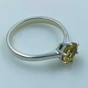 Anillo Hecho a Mano de Plata de Ley 925 con Citrino, Joyería Boho con Piedra de Nacimiento de Noviembre, Regalo Perfecto para su Cumpleaños o Aniversario - Product Image 5