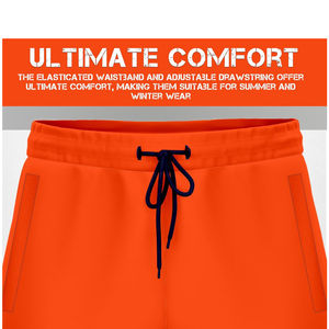 กางเกงทำงานผ้าโพลีเอสเตอร์คุณภาพสูงสำหรับผู้ชายกางเกงลำลองสะท้อนแสงมองเห็นได้ชัดเจนปรับแต่งโลโก้และกระเป๋าสินค้าได้ - Product Image 4