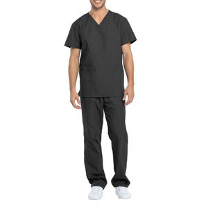 Color gris gran oferta antiarrugas lavable suave enfermera Scrubs Hospital médico Scrubs mujeres enfermería Jogger Scrubs uniformes conjuntos - Product Image 6