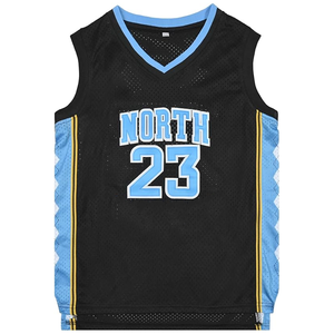 Conjunto de Camiseta de Baloncesto Clásica Unisex, Transpirable, Talla Grande, Antibacteriana, de Secado Rápido, Poliéster/Algodón, Diseño Bordado e Impreso - Product Image 5