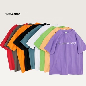 เสื้อยืดคอกลม100% แขนสั้นสำหรับผู้ชายเสื้อคอกลมสีขาวพื้นยาวโอเวอร์ไซส์ผ้าคอตตอนสำหรับฤดูร้อน - Product Image 2