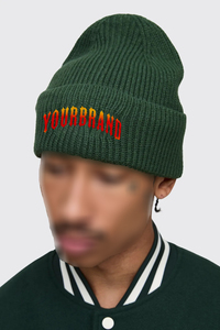 2025 New Arrived Fashionable High Grade Knitted Graphic Jacquard Beanie <b>Winter</b> Wear Warm Streetwear Knitted Beanie For <b>men</b> - Product Image 1