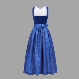 Vestido Dirndl Alemán Personalizado de Diseño Nuevo en Colores Claros para Mujer, Vestido Dirndl Informal con Estampado para Mujer - Product Image 4