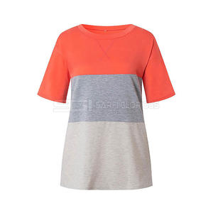 Camiseta informal de algodón para mujer, cuello redondo, manga corta, transpirable, ajustada, suave, cómoda, sencilla, esencial para el verano, para uso diario - Product Image 4