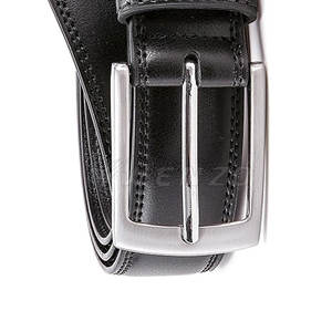 Premium Genuine Leather <b>Square</b> Buckle Belt Smooth Finish <b>Adjustable</b> Fit Casual Steel Buckle Durable Customizable - Product Image 5