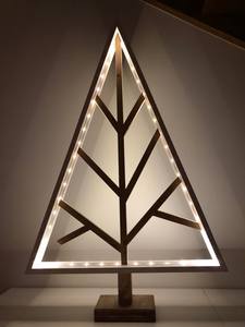 Décoration de sapin de Noël en bois fait main, écologique, personnalisée, de haute qualité, résistante aux intempéries, taille et forme personnalisables - Product Image 6