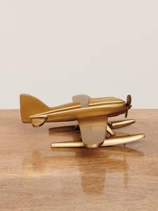 โมเดลเครื่องบินลอยทำจากโลหะทำด้วยมือของตกแต่งเครื่องบินแบบชนบทสำหรับนักสะสมการออกแบบโบราณสินค้าเครื่องบินมีเอกลักษณ์ - Product Image 3