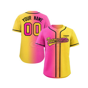 Vente d'usine, prix bas, uniforme de baseball, logo personnalisé, uniforme de baseball très vendu en gros - Product Image 5