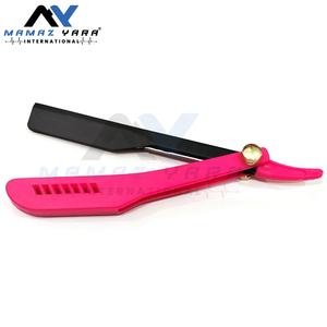 มีดโกนหนวดพรีเมี่ยม ด้ามพลาสติกตรง มีดโกนหนวด - มีโลโก้และสีให้เลือก - Product Image 5