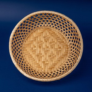 หัตถกรรมถาดหวายสานด้วยมืองานฝีมือเครื่องใช้บนโต๊ะอาหารของขวัญที่สมบูรณ์แบบและของตกแต่งบ้าน - Product Image 1