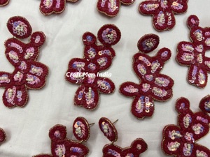Pendientes de Perlas de Imitación de Cristal Cristianos Hechos a Mano de Alta Calidad, con Diseño de Luna de Moda, Regalo para Mujer, India, Delhi - Product Image 5