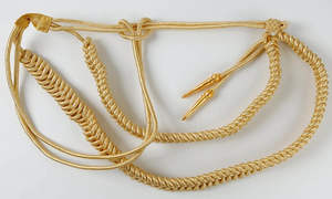 Accesorios de Uniforme Ceremonial de Alta Calidad, Aiguillette Plateada Personalizada, Equipo de Defensa Personal, Venta al Por Mayor - Product Image 6