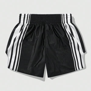 Custom Logo <b>Mens</b> Boxing Shorts Embroidered Satin <b>Trunks</b> with Wide Waistband and Optional Personalized Tags - Product Image 1