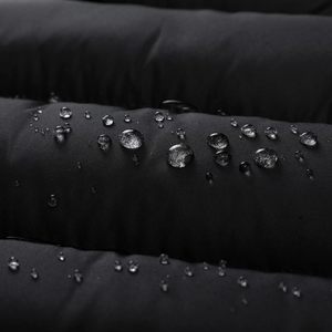 Chaquetas cálidas sin mangas de poliéster con logotipo personalizado, chaleco de invierno para hombre, tela brillante - Product Image 5