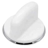 Bouton de commande de minuterie de machine à laver en plastique blanc, pièce de rechange pour WH01X10310 - Product Image 1