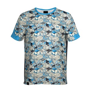 Las camisetas más vendidas para hombre nueva moda impresión sublimada en poliéster fabricado en Pakistán - Product Image 5