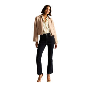 เสื้อแจ็คเก็ตบอมเบอร์แฟชั่นสำหรับผู้หญิง ผ้าแคนวาสน้ำหนักเบา ซิป ระบายอากาศได้ดี ลายพิมพ์ สตรีทแวร์ เสื้อนอก OEM แบรนด์ดิบสั่งทำพิเศษ - Product Image 2