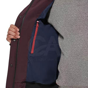 Veste en fausse fourrure à capuche pour homme, veste d'hiver en fausse fourrure à capuche pour homme, coupe-vent, imperméable, chaude - Product Image 6
