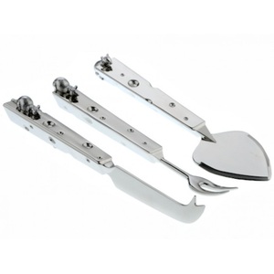 ชุดมีดทำครัว5ชิ้นทำจากสแตนเลสมีดเชฟครัวพร้อมชุดบล็อค PP - Product Image 2