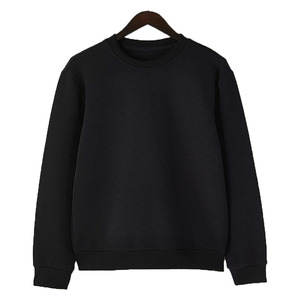 Sudadera de Cuello Redondo para Hombre, Premium, 100% Algodón, Felpa, Ecológica, Transpirable, Tejido Sólido, Diseño Estampado en Relieve en la Parte Delantera - Product Image 1