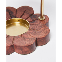 Brûleur de cire en céramique pour huiles essentielles avec support en marbre pour bougie chauffe-plat, pour la décoration parfumée de la maison et de la salle de bain, prise AU