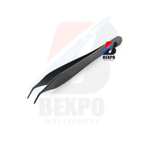 Nouveaux instruments de pince à épiler incurvés Adson dentaire fabriqués par Bexpo - Product Image 2