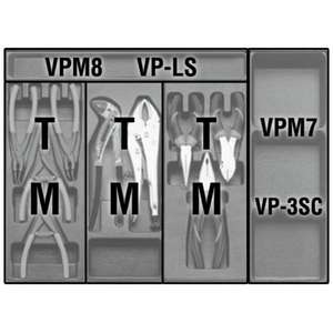 Cabina de rodillo móvil BETA de acero inoxidable con siete cajones Gabinete de herramientas con ruedas que no dejan marcas - Product Image 3