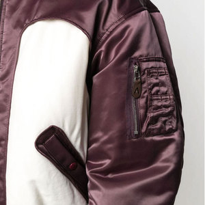 Produit chaud léger élégant hommes Slim Fit Bomber veste à vendre 2025 dernière conception hommes Bomber veste à vendre - Product Image 6