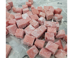 Morceaux congelés de fruit du dragon du Vietnam pitaya rouge exportateur IQF fruit du dragon congelé disponible en vrac fruit du dragon congelé - Product Image 1