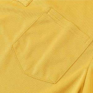 เสื้อโปโลผู้ชายคุณภาพสูงสำหรับฤดูร้อนเสื้อลำลองแขนสั้นแบบเรียบง่ายปักโลโก้100% ผ้าฝ้ายถัก - Product Image 3