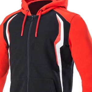 Sweat à capuche de sport printemps et automne pour hommes, confortable, coupe ample, tissu patchwork tissé, col à capuche de couleur unie - Product Image 4