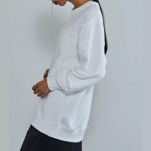 Sudaderas de Mujer de Alta Calidad OEM, Último Modelo Holgado, Sudadera con Logotipo Personalizado Estampado para Mujer, Precio Económico, Tendencia - Product Image 6