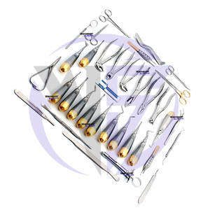 Kit d'extraction dentaire de qualité supérieure de qualité allemande 34 pièces Élévateurs buccaux Pinces et porte-aiguilles Ensemble d'instruments - Product Image 4