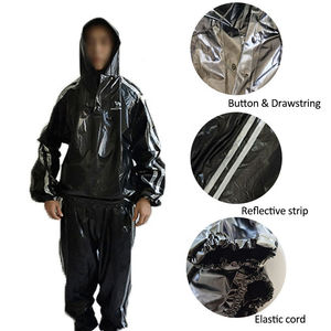 ชุดซาวน่าสำหรับผู้ชาย,ชุดรีดเหงื่อเสื้อซาวน่าสำหรับใส่ทำงานชุดเล่นฟิตเนส - Product Image 3