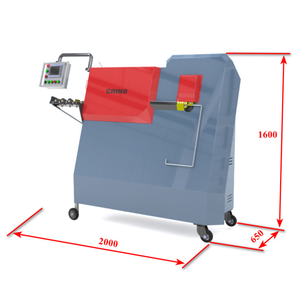 Dobladora de barras de estribo de barra recta con servomotor de núcleo PLC y motor de precio de fábrica - Product Image 6