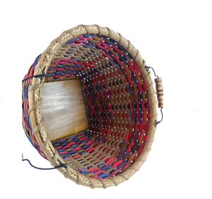 Cesta de bambú tejida para guardar ropa, accesorio respetuoso con el medio ambiente, de alta calidad, tejido a mano - Product Image 3