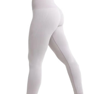 Leggings skinny d'entraînement respirants sans couture avec compression des fesses froissés à la taille moyenne personnalisés pour adultes en été - Product Image 5