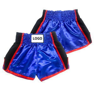 Short de Muay Thai en Polyester de haute qualité avec logo personnalisé pour Grappling Fight Kick Boxing et MMA Martial Arts - Product Image 1