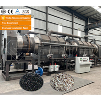 Horno de Carbonización de Carbón Vegetal Activado, Línea de Producción Continua de Carbón, Nuevo Motor, 300-1200KG/H, Precio de Fábrica