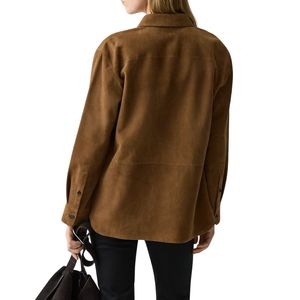 Femmes printemps tricoté coton Blouse manches longues bouton haut bureau décontracté hauts à la mode pour la vente en gros pour l'été automne fronts - Product Image 3