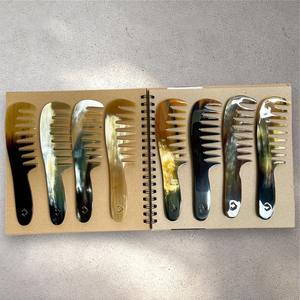 Peine de Cuerno 100% Natural Auténtico de la India, Estilo Buey Hecho a Mano con Técnica de Pulido Náutico por Javed Handicrafts - Product Image 2