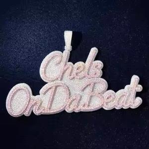 Collar de diamantes de moissanita pesada VVS1 VVS Hip Hop para hombre de la mejor calidad, regalo de corte Baguette completamente helado - Product Image 4