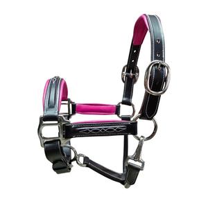 Prix raisonnables Halters avec cuir véritable Fait équitation Utilise Halters Halters à vendre par les exportateurs indiens - Product Image 4
