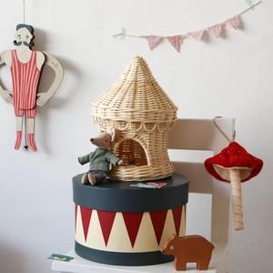 Tienda de circo de ratán natural tejida a mano al mejor precio con tapa grande extraíble personalizada por Viet Fargimex - Product Image 3