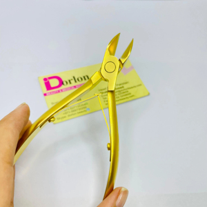Matte Gold Plated Heavy Duty <b>Nail</b> <b>Clippers</b> Private Custom Label Chiropody Podiatry Best <b>Toe</b> <b>Nail</b> Cutter <b>for</b> <b>Thick</b> <b>Nails</b> Fingers - Product Image 1
