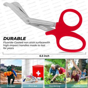 Vaslcare EMT Trauma Shear Utility Vendaje Tijeras Primeros Auxilios Manual de Emergencia Tijeras de Acero Inoxidable Instrumento Quirúrgico Base - Product Image 5