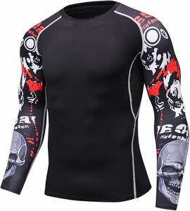 Camiseta Deportiva de Manga Larga para Hombre, Ligera, de Compresión, Tejida, Suave, Delgada, Transpirable, Ecológica y de Secado Rápido - Product Image 4