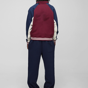 Vestes pour hommes Veste pour hommes Veste de baseball universitaire personnalisée Corps en laine Manches en cuir Haute qualité Letterman Bomber College - Product Image 2