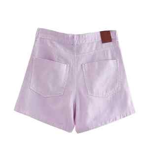 Shorts personnalisés en satin respirant à poche, taille haute, avec logo par sublimation, écologiques, pour femmes, grandes tailles - Product Image 2